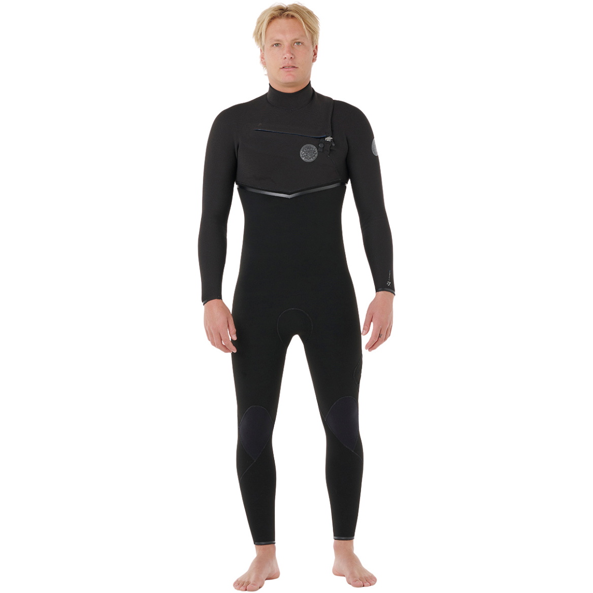 2026 Rip Curl Mens E-Bomb 4/3mm Chest Zip Wetsuit 17RMFS - Black